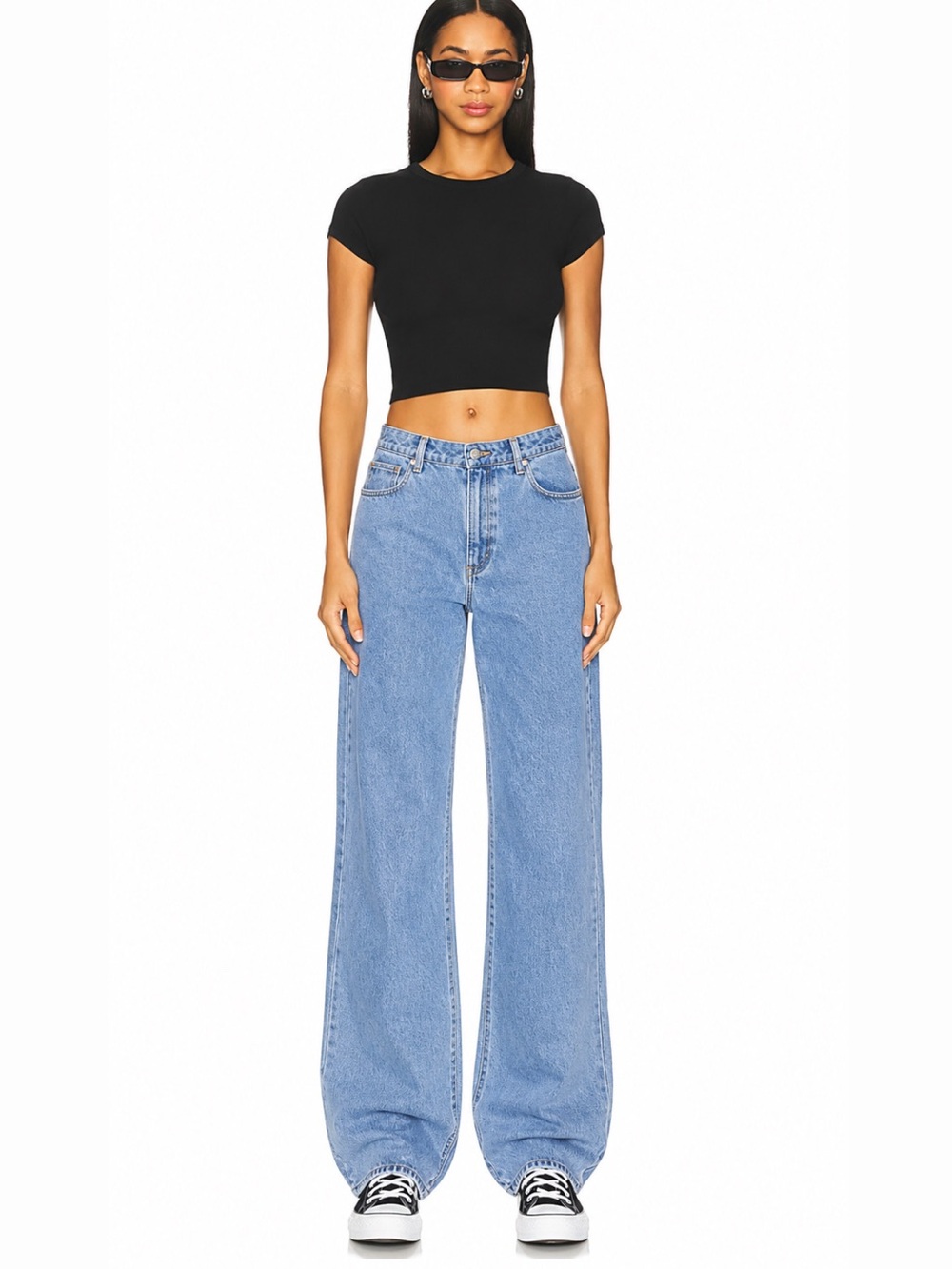 Wide Leg Light Blue Women’s Jeans